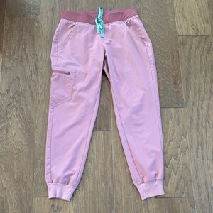 Figs Pink Scrubs Jogger Pants. Size SP.